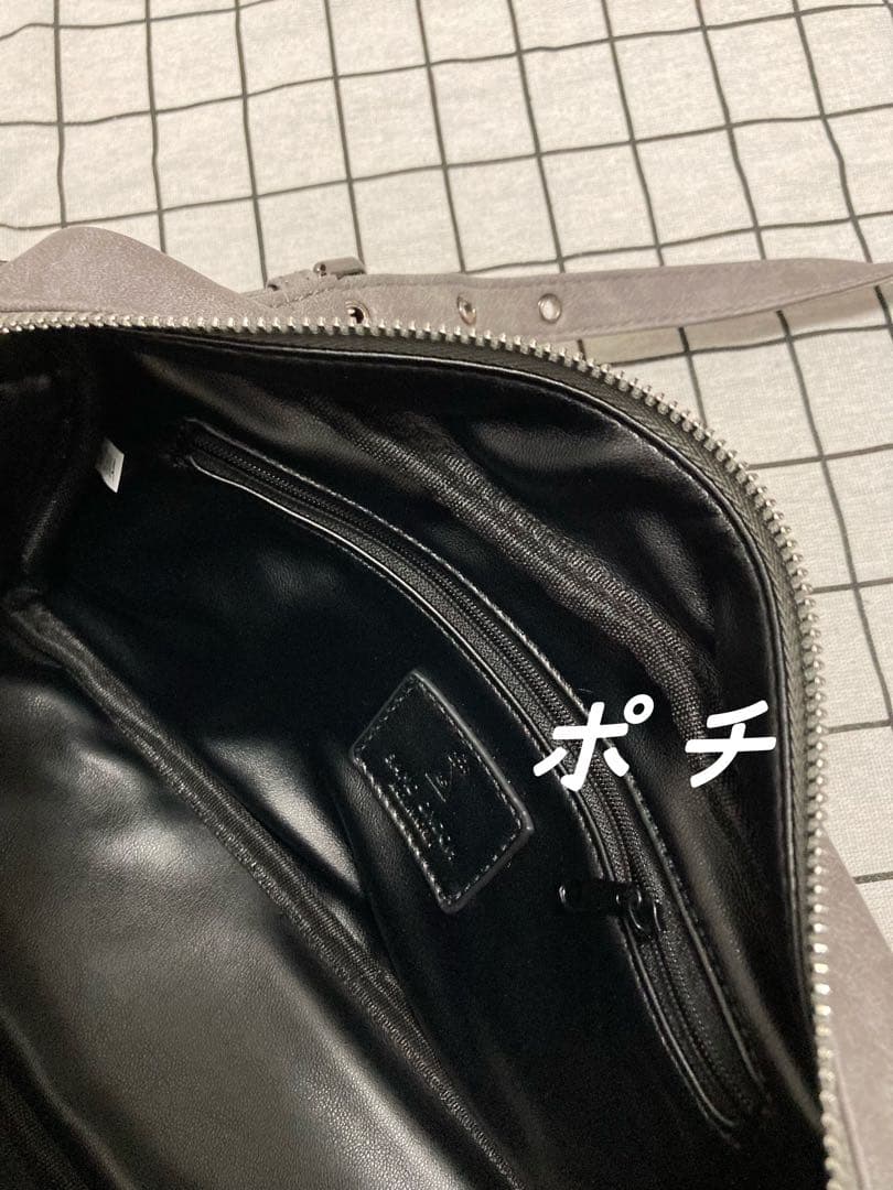 SAMO ONDOH グレー ショルダーバッグ