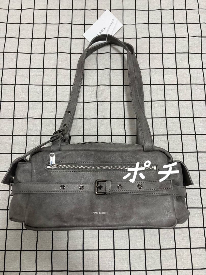 SAMO ONDOH グレー ショルダーバッグ