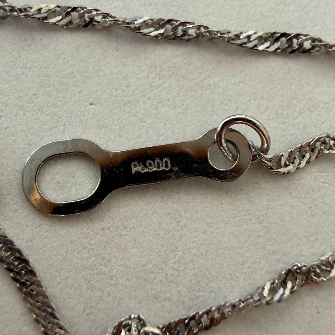 プラチナ850 Pt900 ダイヤモンド 0.15ct ネックレス