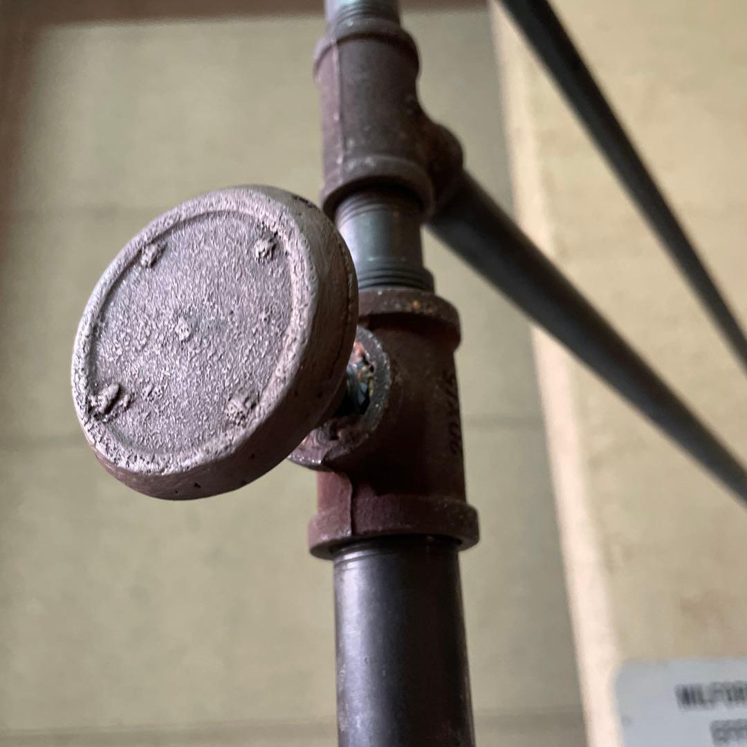 インダストリアル 鉄製 アイアン 配管パイプ ハンガーラック 無骨 シャビー