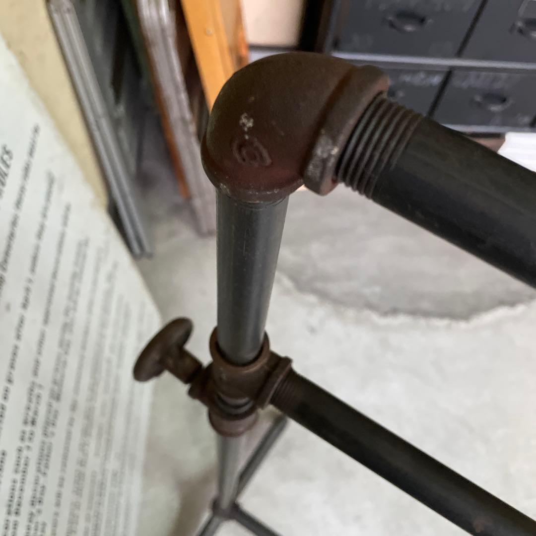 インダストリアル 鉄製 アイアン 配管パイプ ハンガーラック 無骨 シャビー