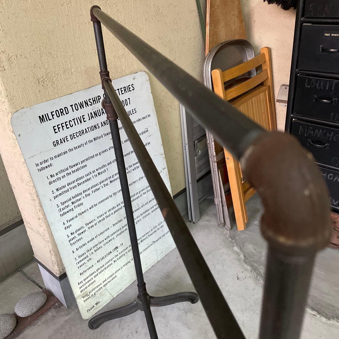 インダストリアル 鉄製 アイアン 配管パイプ ハンガーラック 無骨 シャビー