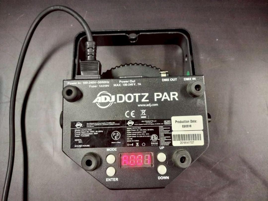 AMERICAN DJ / Dotz Par 36W LEDパーライト