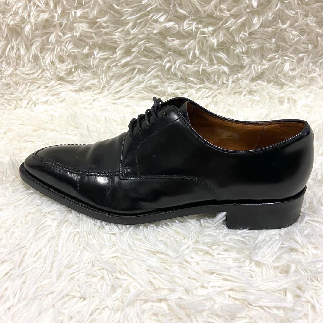 美品 REGAL Uチップ ビジネス シューズ 革靴 25.0 黒 316R