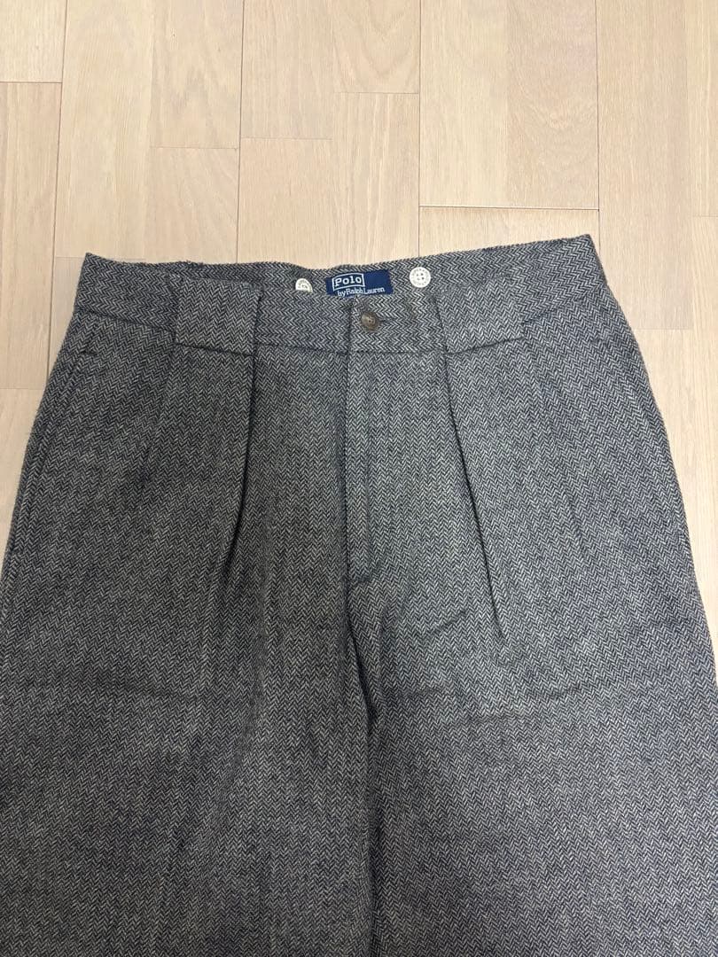 【最大値下げ】Polo by Ralph Lauren ウールスラックスUSA製