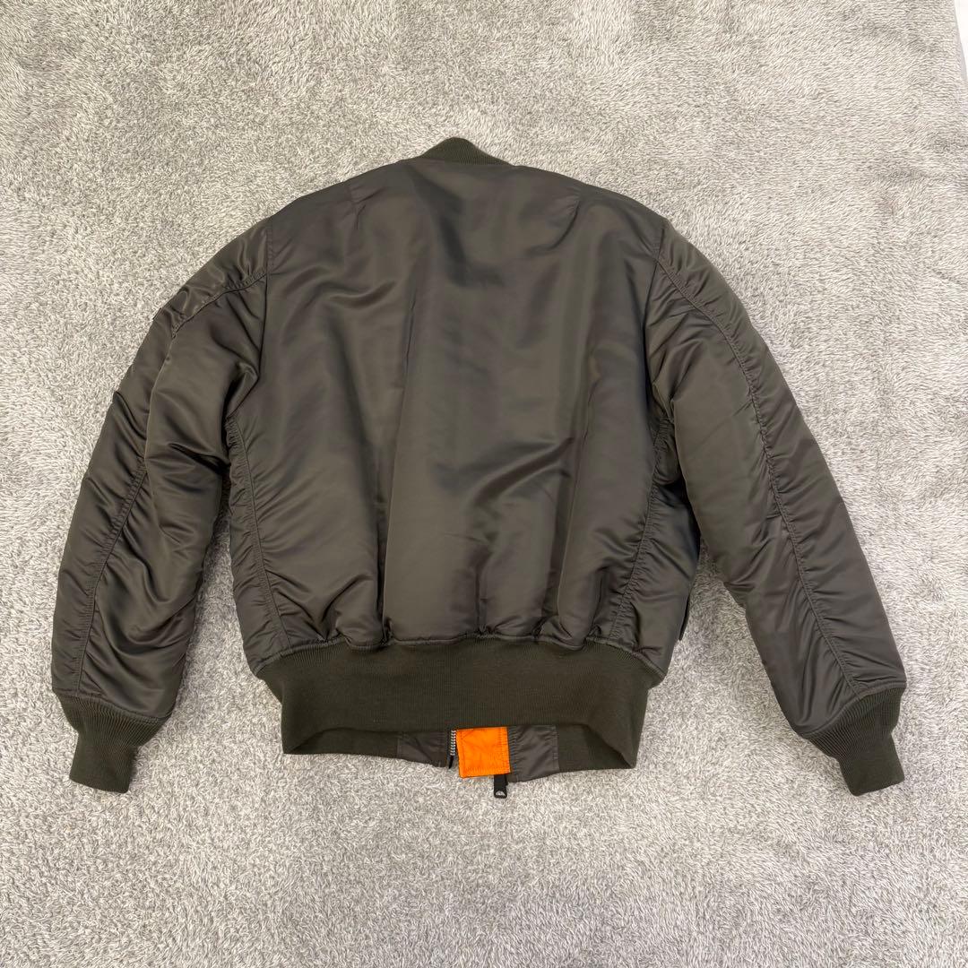 【ALPHA】Mサイズ MA-1 フライトジャケット ダークグリーン