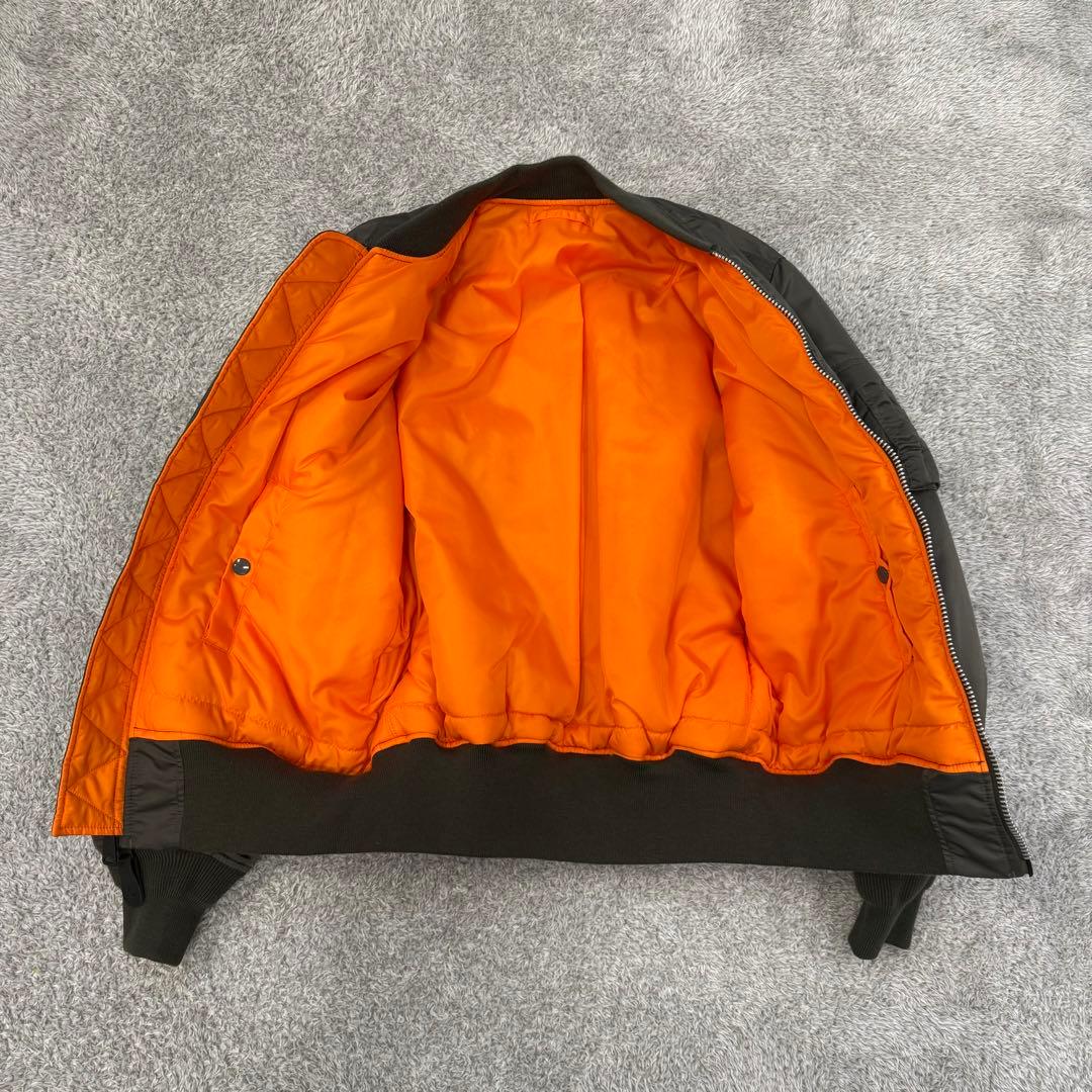 【ALPHA】Mサイズ MA-1 フライトジャケット ダークグリーン