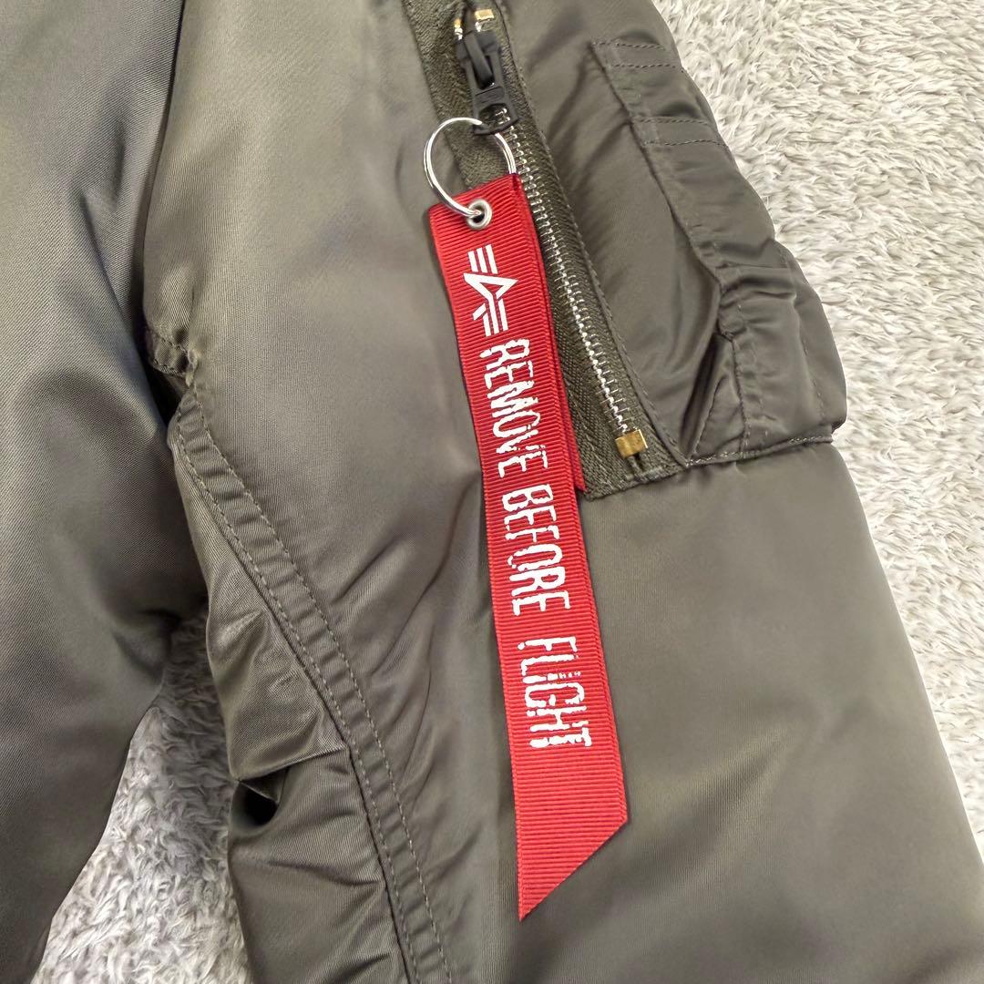 【ALPHA】Mサイズ MA-1 フライトジャケット ダークグリーン