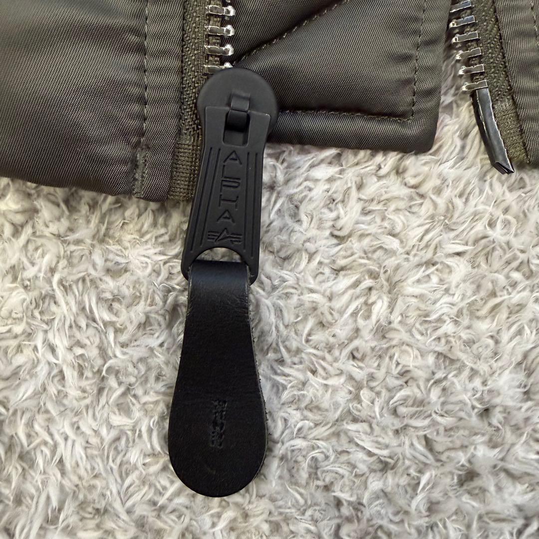 【ALPHA】Mサイズ MA-1 フライトジャケット ダークグリーン