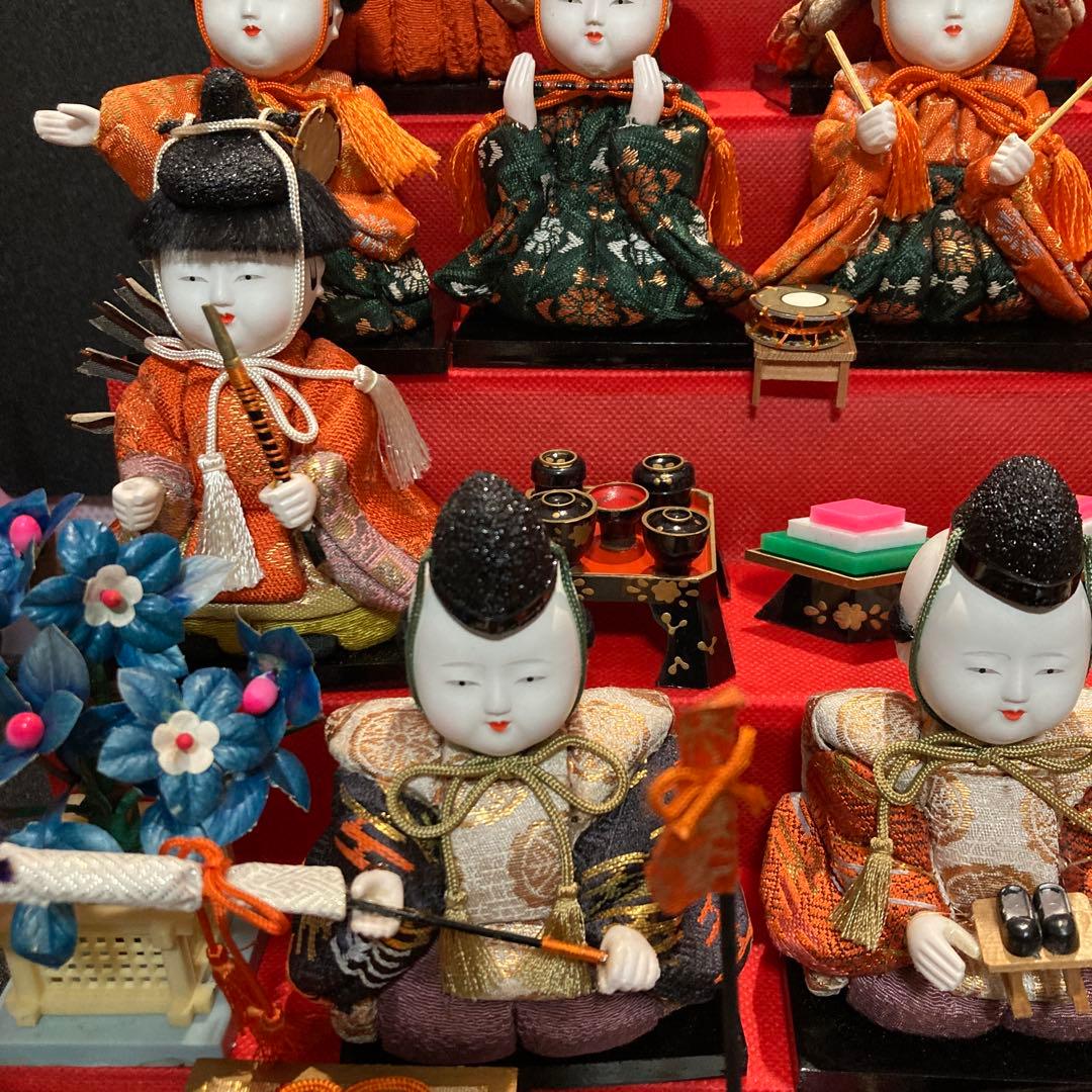 雛人形　最終価格　木目込み十五人揃え　古い