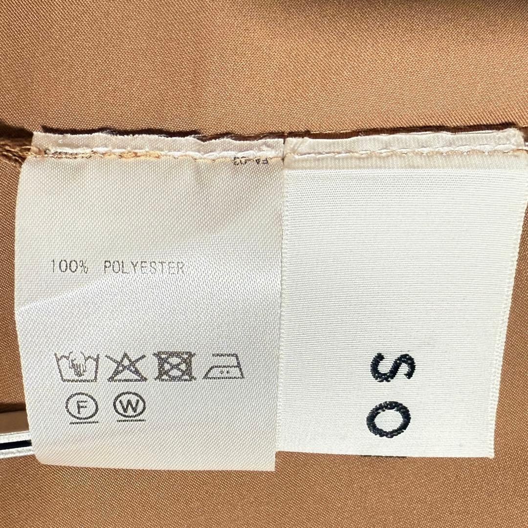 美品　SOEJU ソージュ　リモンタコートワンピース　キャメル　2way