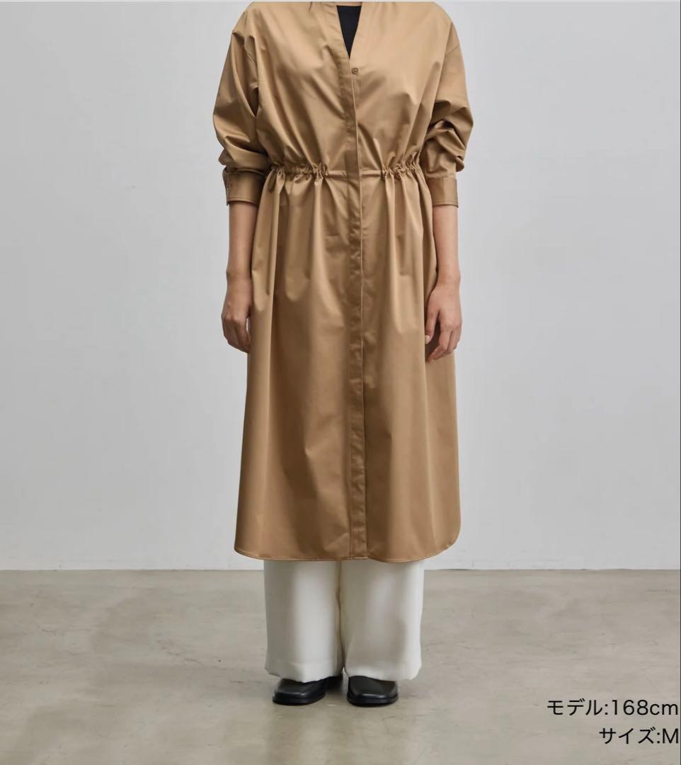 美品　SOEJU ソージュ　リモンタコートワンピース　キャメル　2way