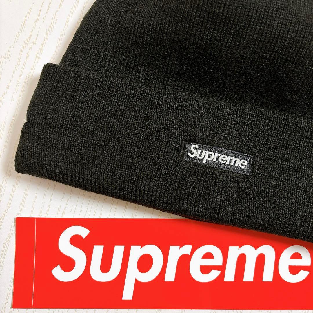 Supreme NEW ERA ツノ　デビル　Sロゴ ニット帽　ブラック　黒
