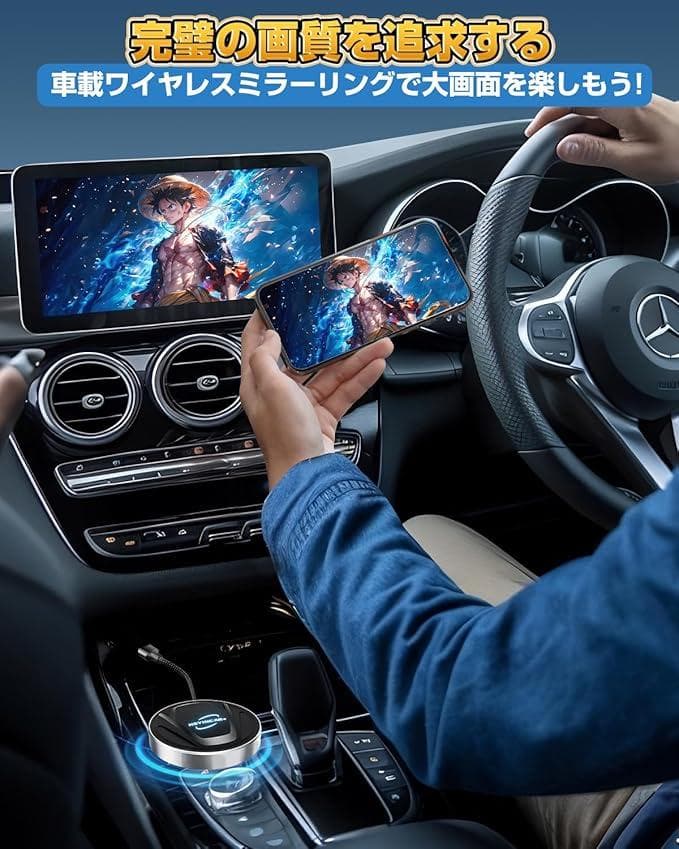 CarPlay AI Box Android 13アタブター nano SIM