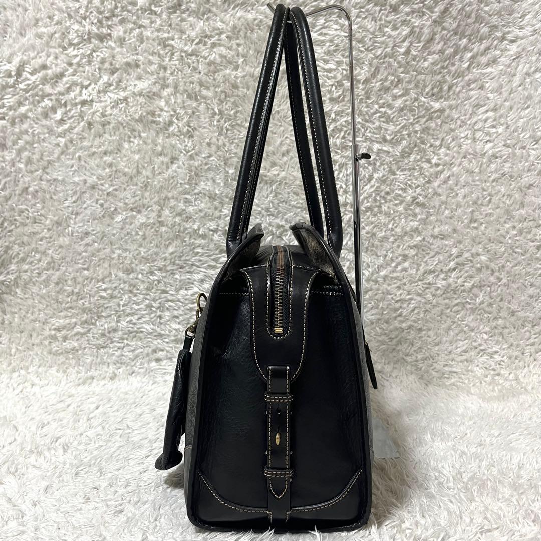 ✨希少✨ ソメスサドル トートバッグ ステッチ オールレザー 黒