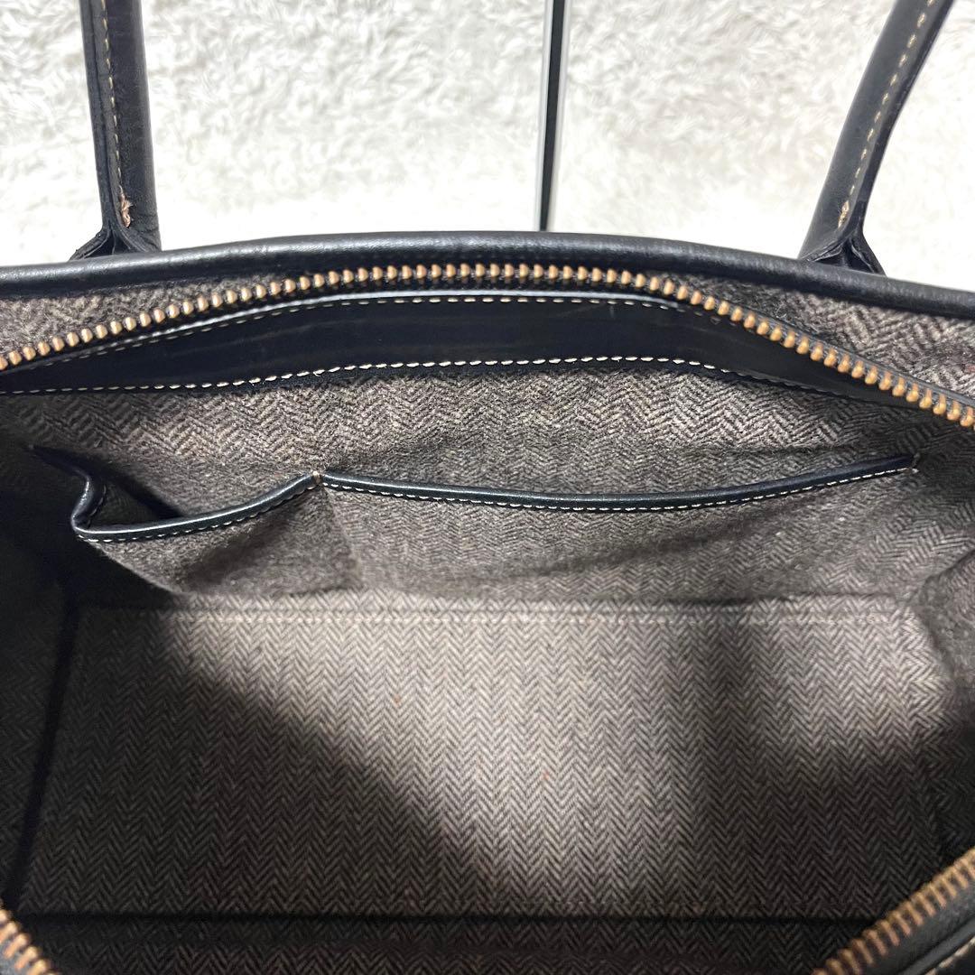 ✨希少✨ ソメスサドル トートバッグ ステッチ オールレザー 黒