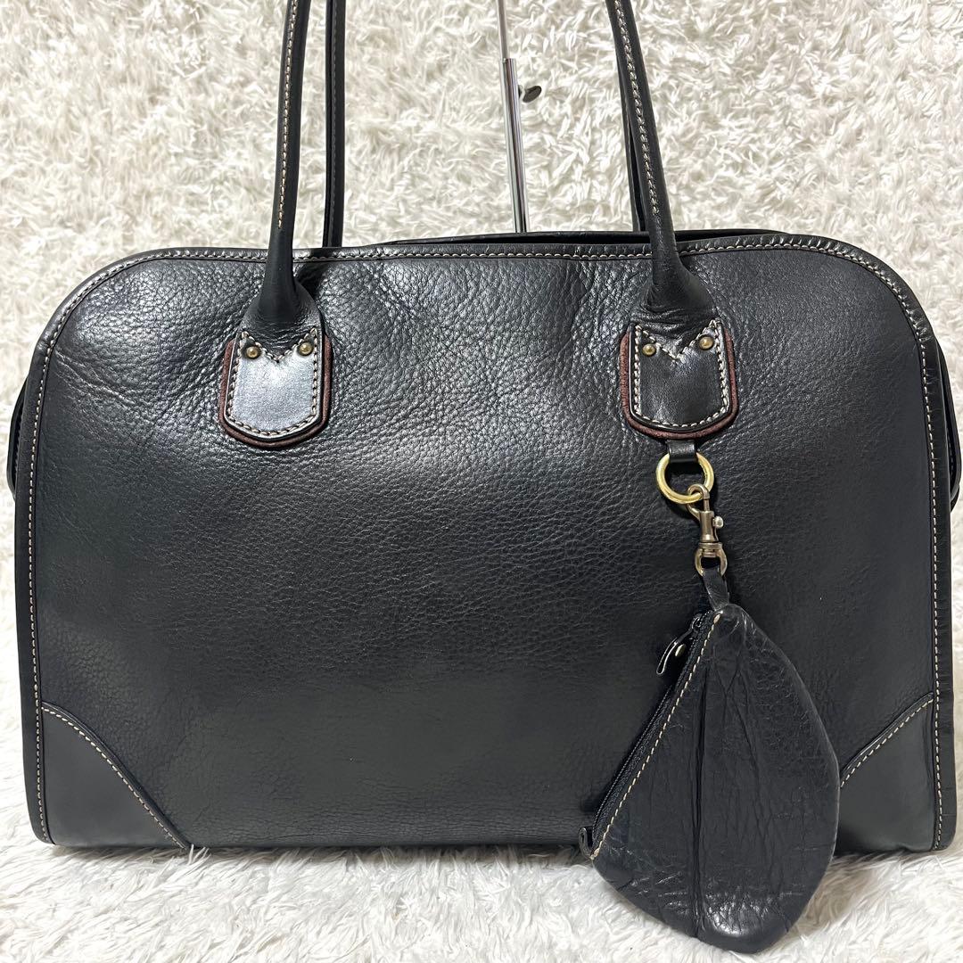 ✨希少✨ ソメスサドル トートバッグ ステッチ オールレザー 黒