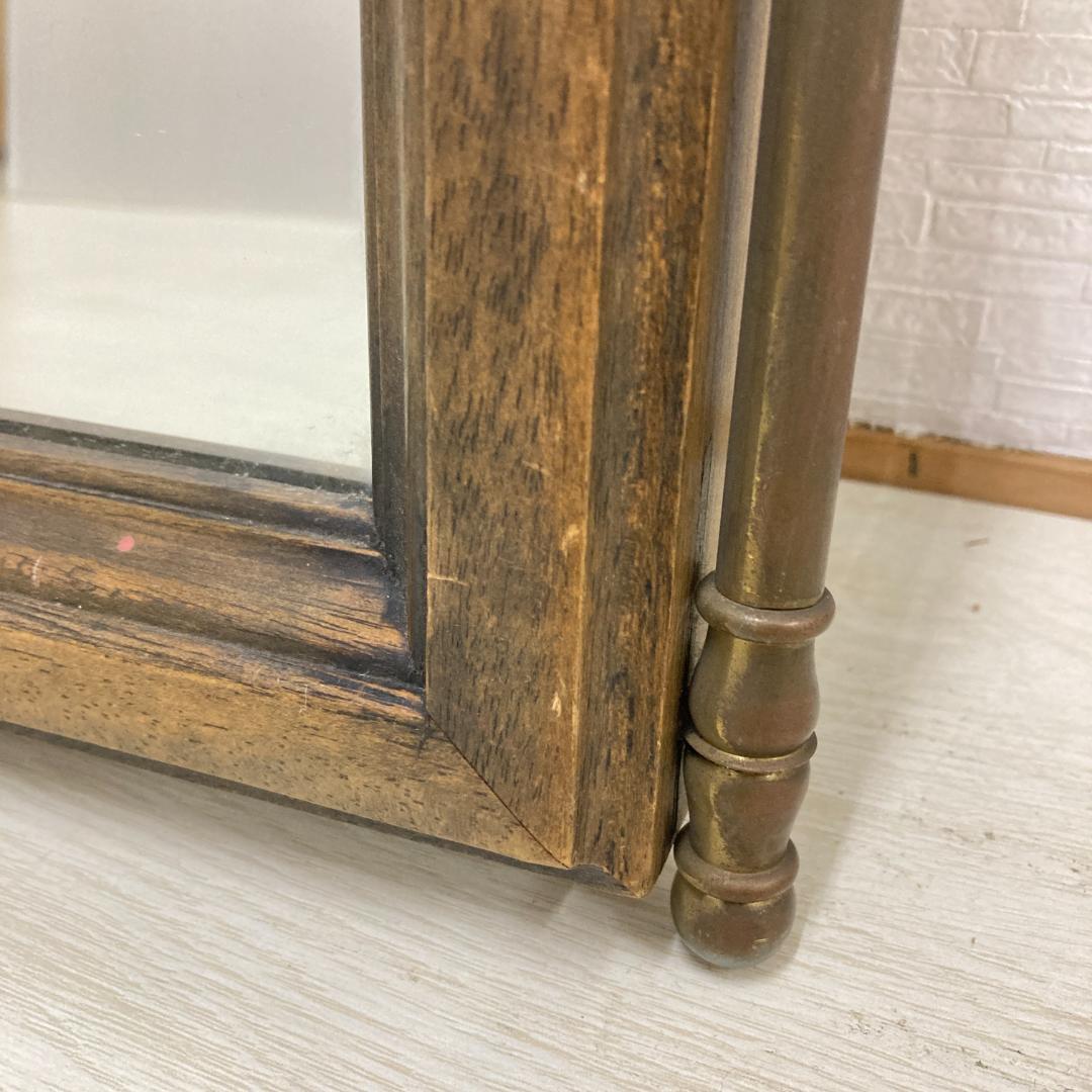 アンティーク調　クラシック　ウォールミラー　壁掛け　鏡