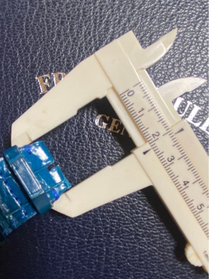 30mm フランクミュラー 用 ブルーオーダー クロコ ストラップ ベルト