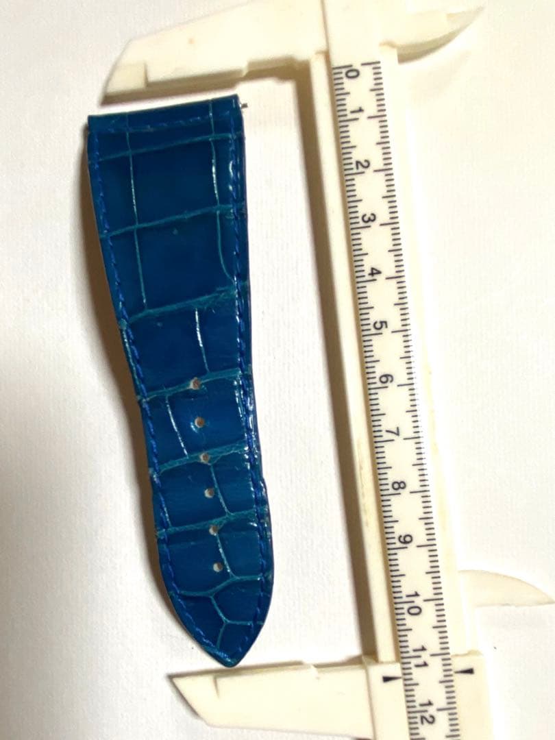 30mm フランクミュラー 用 ブルーオーダー クロコ ストラップ ベルト