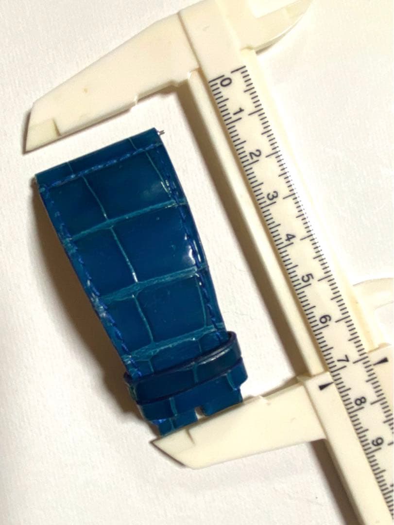 30mm フランクミュラー 用 ブルーオーダー クロコ ストラップ ベルト