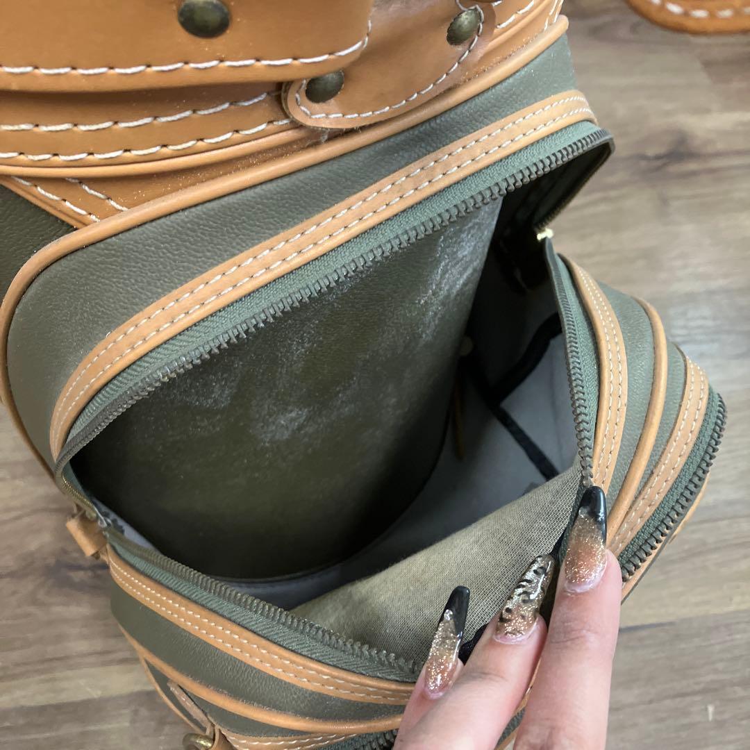 昭和レトロ 希少 ヴィンテージ TRUSSARDI トラサルディ キャディバッグ