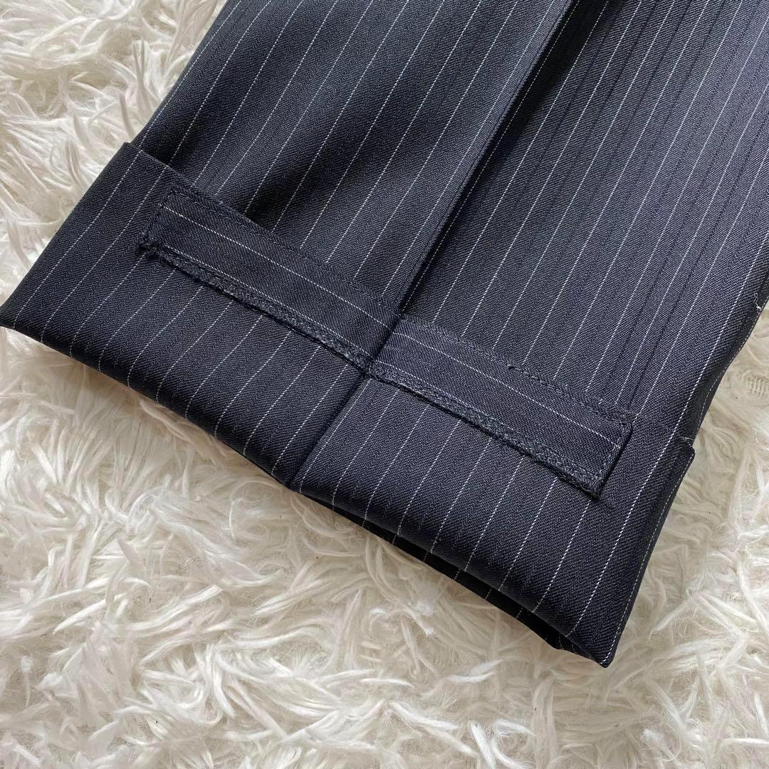 【極美品】バーバリーブラックレーベル　セットアップスーツ　通年ウール　シルク混