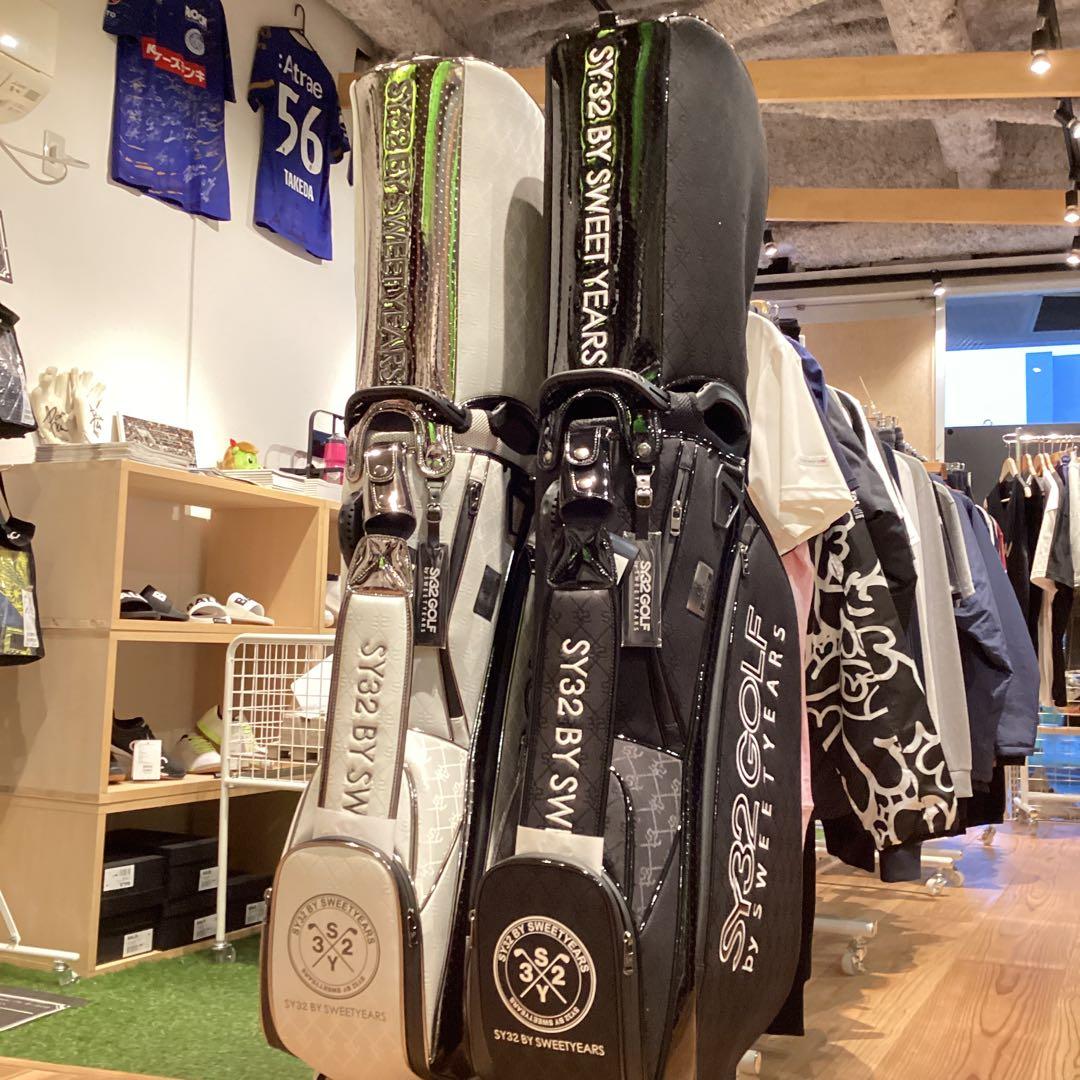 SY32 GOLF by SWEET YEARS キャディバッグ　ホワイト
