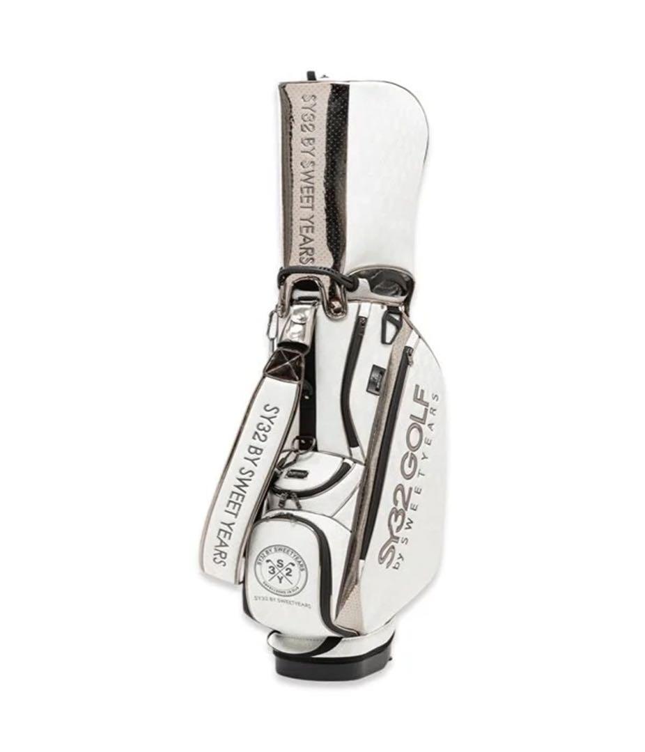 SY32 GOLF by SWEET YEARS キャディバッグ　ホワイト