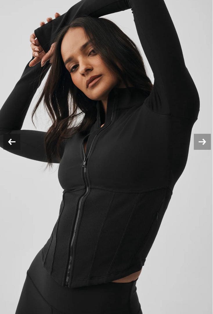 Airbrush コルセット フルジップジャケット