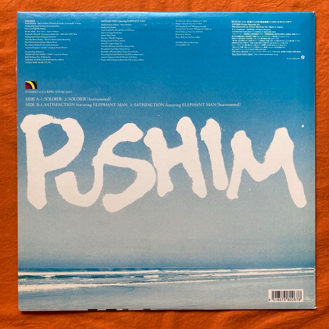 レゲエ　PUSHIM 4枚