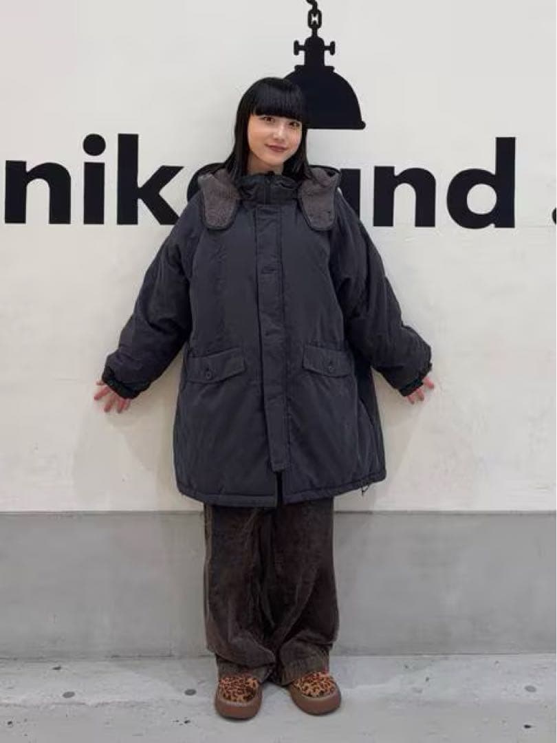 niko and...ニコアンド＊【撥水加工】アライドふんわりモンスターパーカー