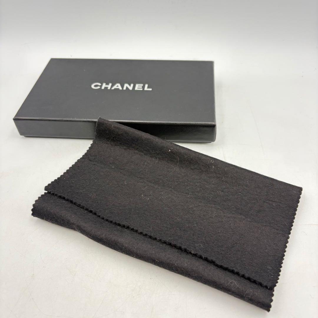 シャネル ビコローレ 長財布 ラムスキン ブラック 1017-S7096s