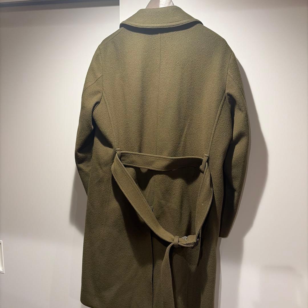 ジャーナルスタンダード オリーブ ダブルブレストウールコート