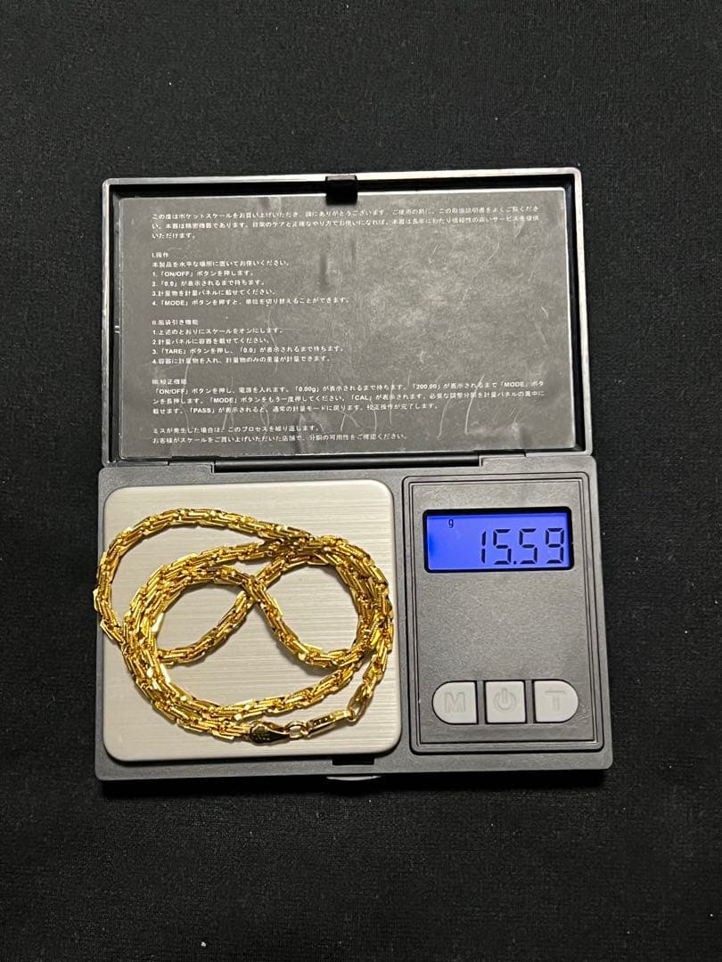 イタリア製750刻印ネックレス