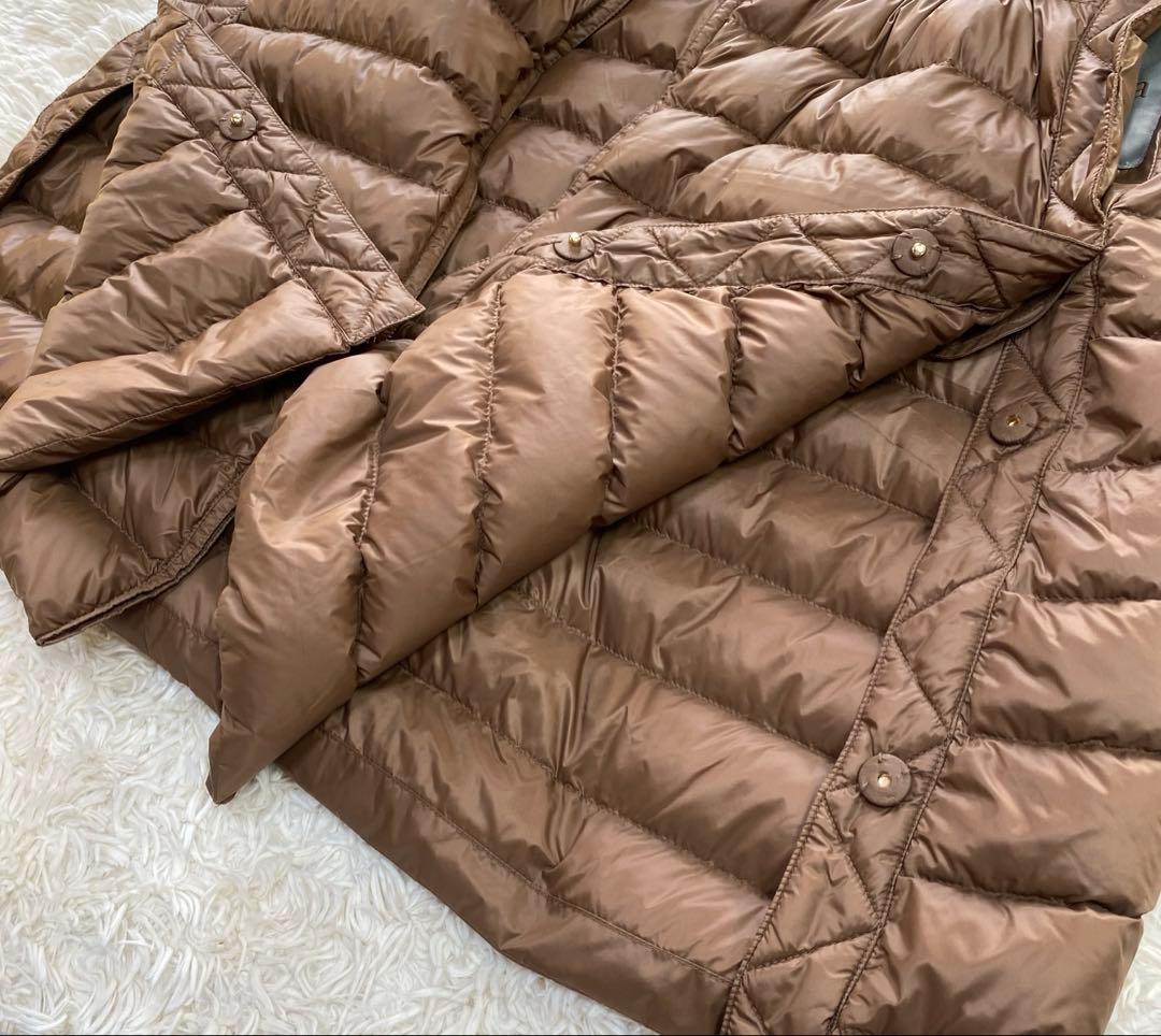 美品✨MaxMara THECUBE ロングダウンベスト ロングジレ 38