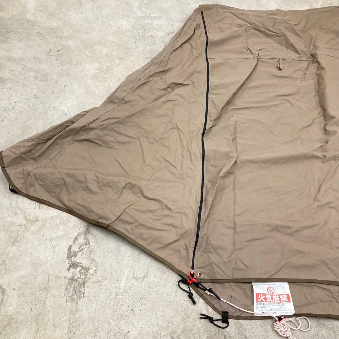 テンマクデザイン 炎幕 グランドシート付き　廃盤 パップテント ソロ