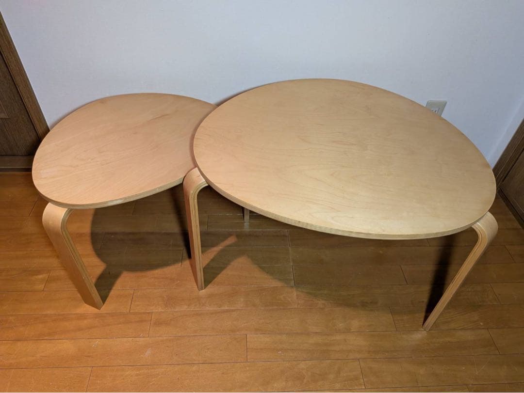 ■送料込■IKEA スヴァルスタ ネストテーブル ローテーブル 木製家具机デスク