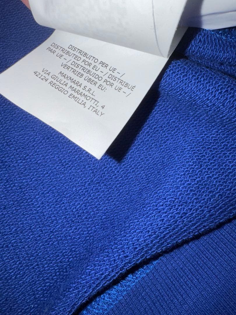 ME☆...BA様の予約MAX MARA フード付きパーカー 青