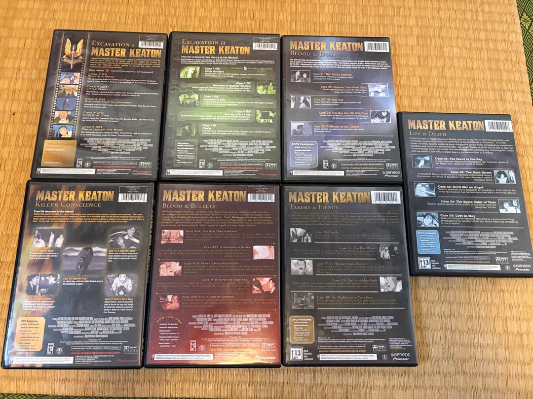 【レア】英語版マスターキートンMASTER KEATON DVD 5枚セット