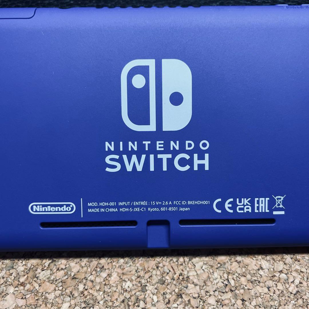 美品】Nintendo switch Lite/ブルーAC充電ケーブル.ガイド