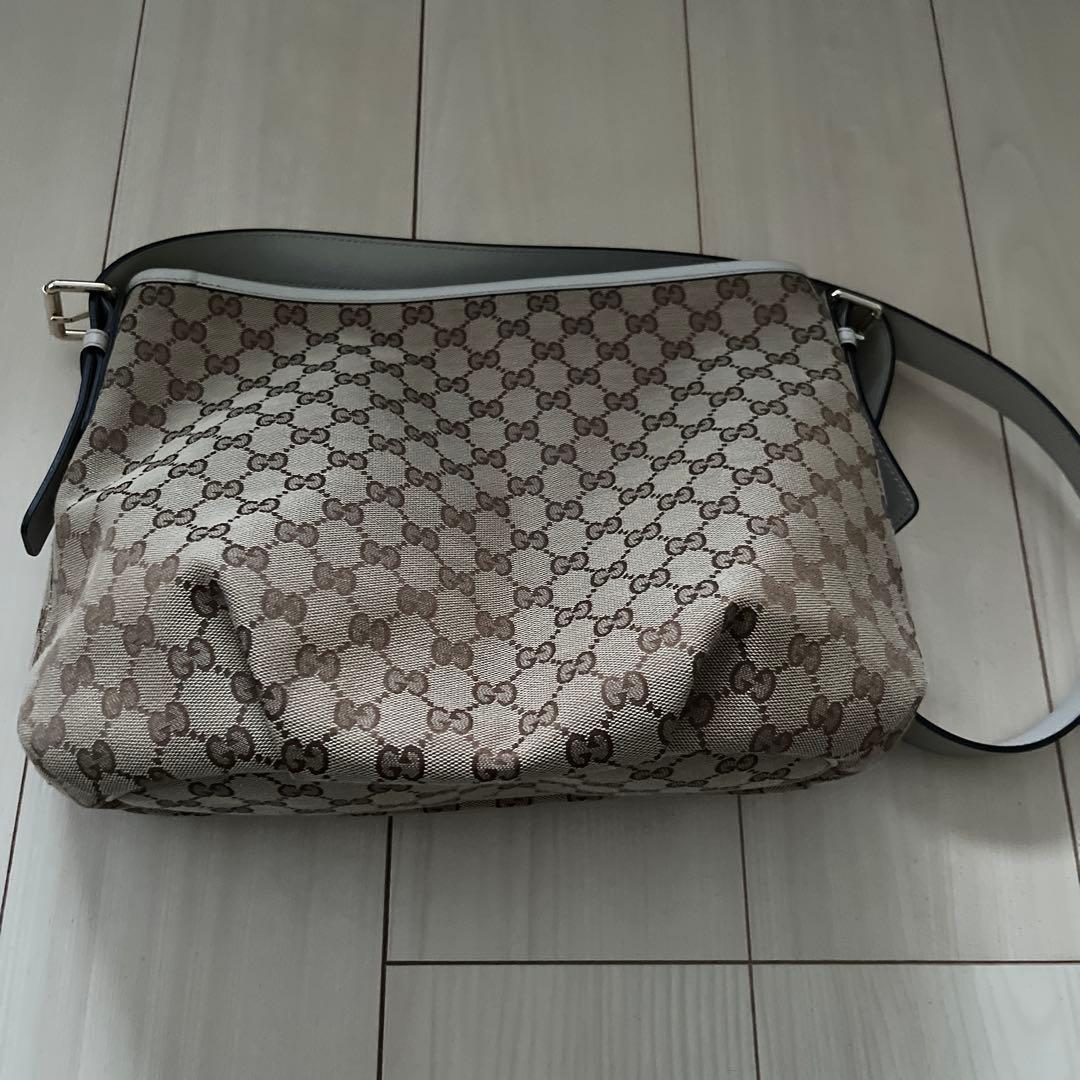 Gucci GGパターン ショルダーバッグ ベージュ