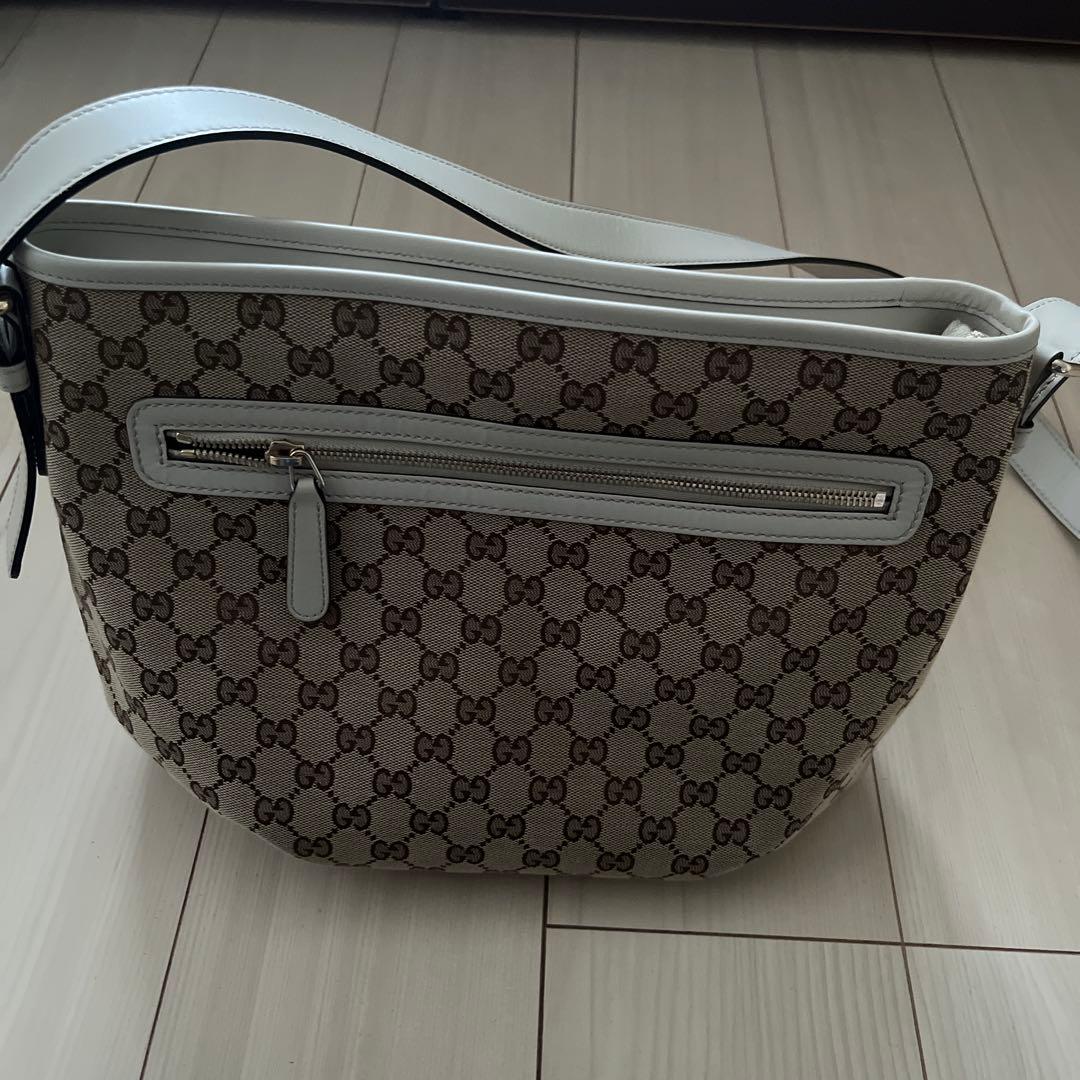 Gucci GGパターン ショルダーバッグ ベージュ