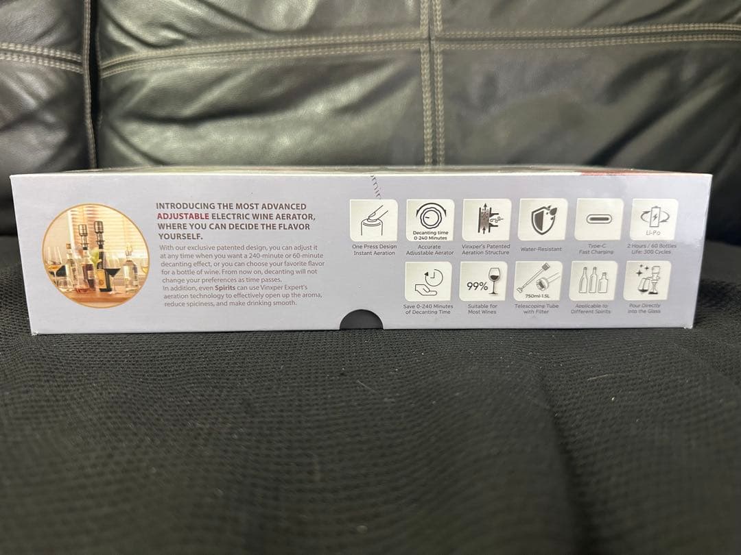 【新品未開封】Vinxper Expert 電動ワインエアレーターどこよりも安い