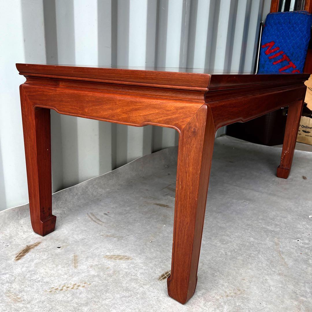 取付無料！中国美術 唐木 花梨 おしゃれアンティーク センターローテーブル✨