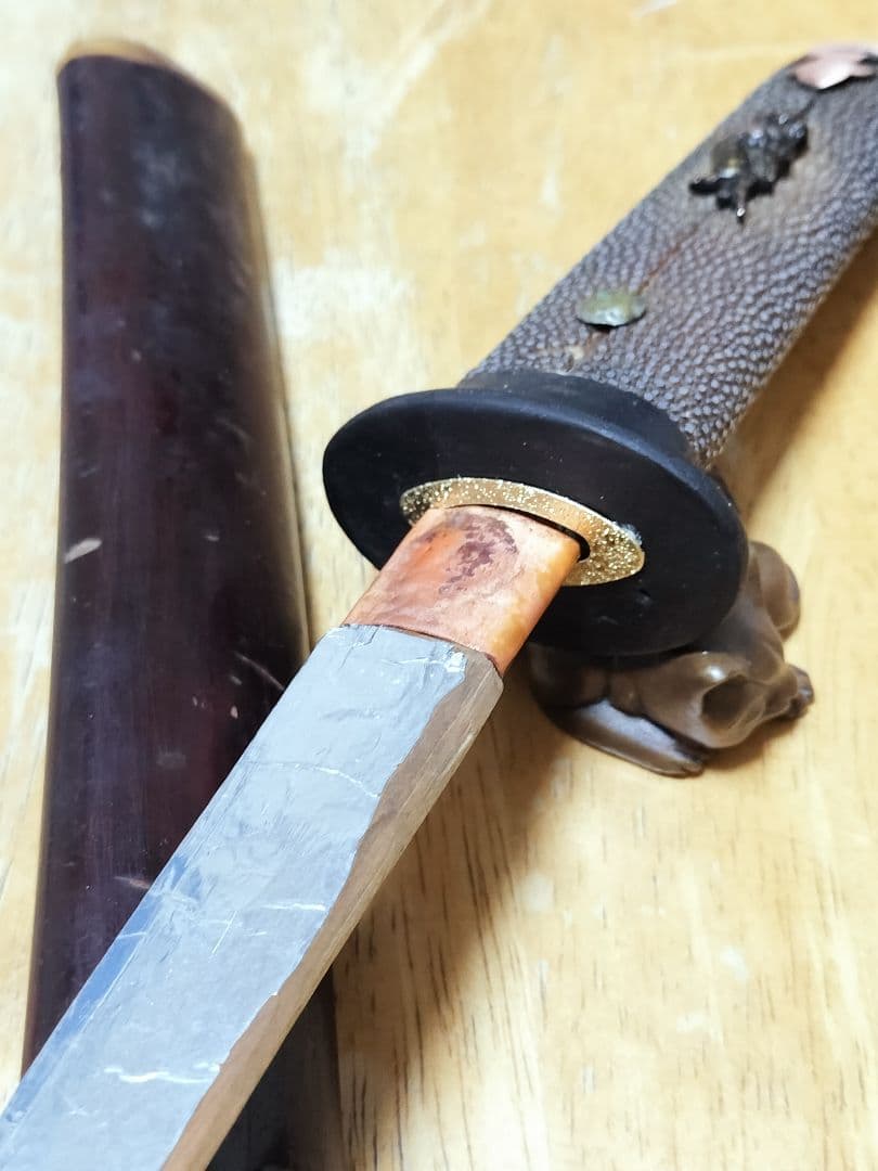 日本刀 脇差 江戸時代 「拵」（鍔・つなぎのオマケ付）