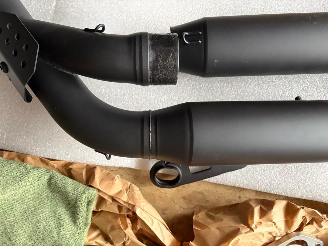 レブル1100用 モリワキ クロスツインフルエキゾースト ブラック