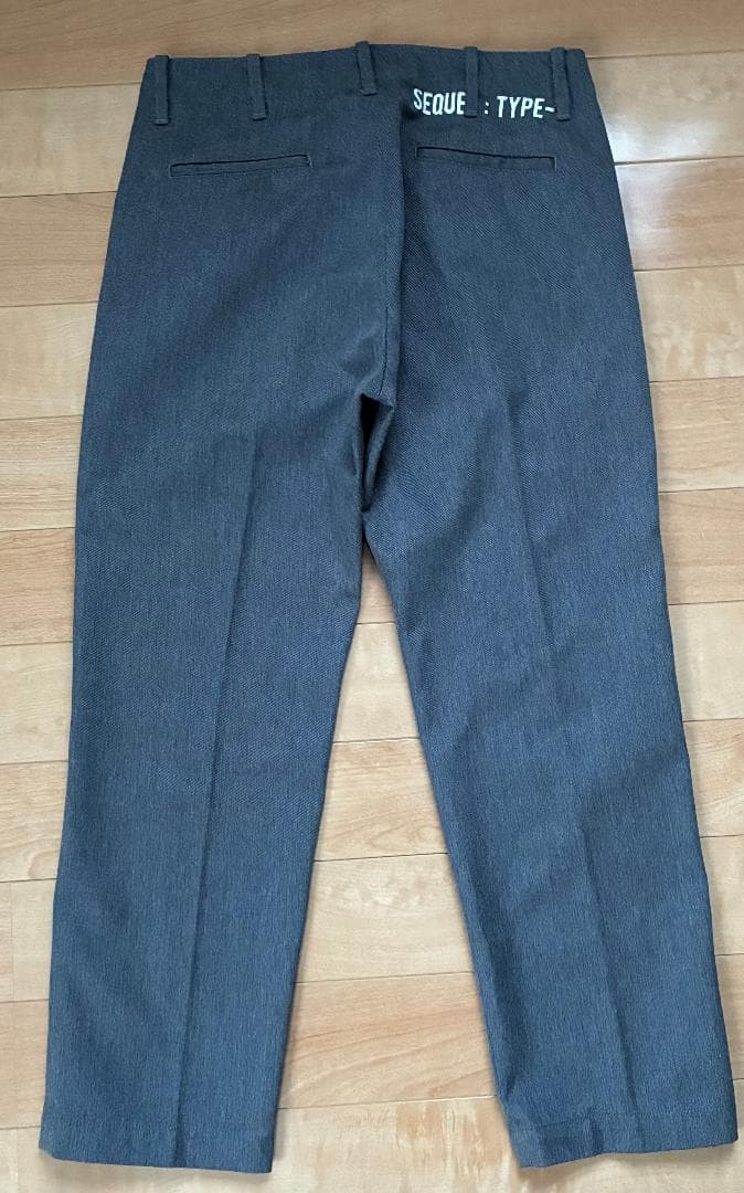 美品SEQUELのチノパン(TYPE-F)グレー　藤原ヒロシ M size