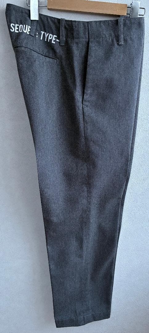 美品SEQUELのチノパン(TYPE-F)グレー　藤原ヒロシ M size