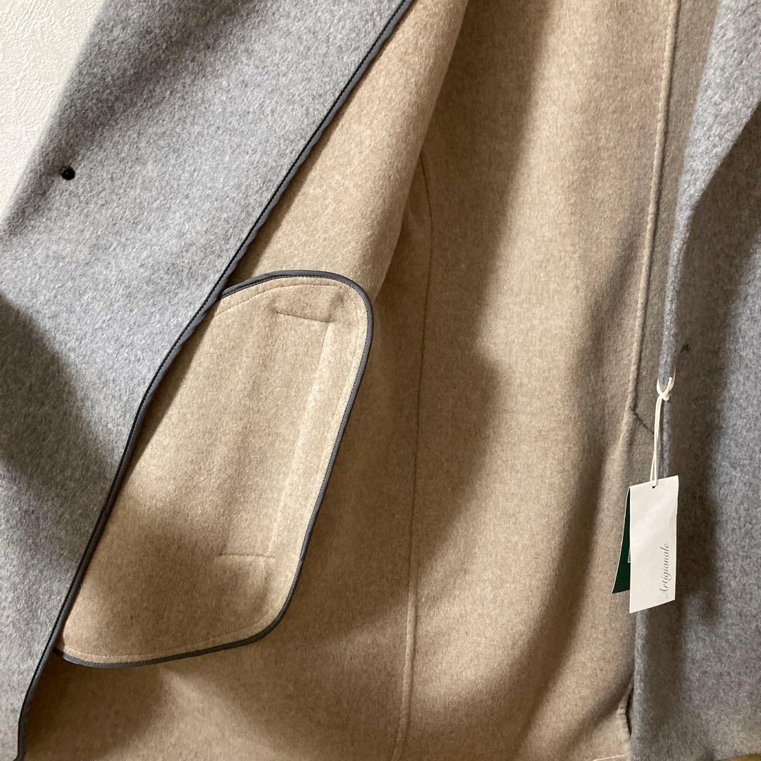 ARTIGIANALE グレー チェスターコート サイズ48 イタルスタイル